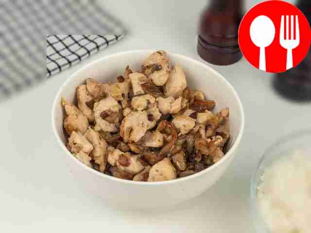 Куриное филе с грибами