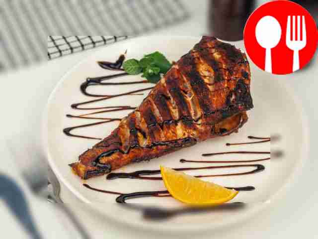 Морской окунь в апельсиновом маринаде