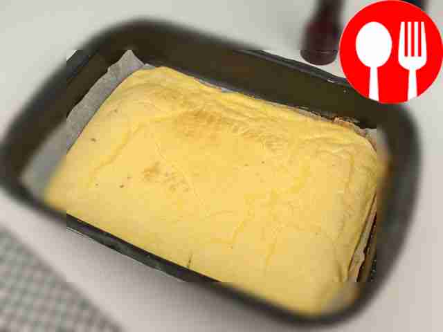 After 15 minutes, remove the cheese and egg...