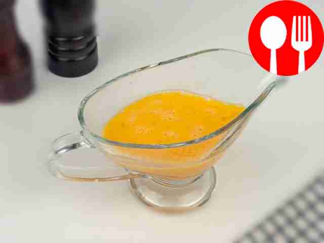 In a container, beat two chicken eggs until smooth.