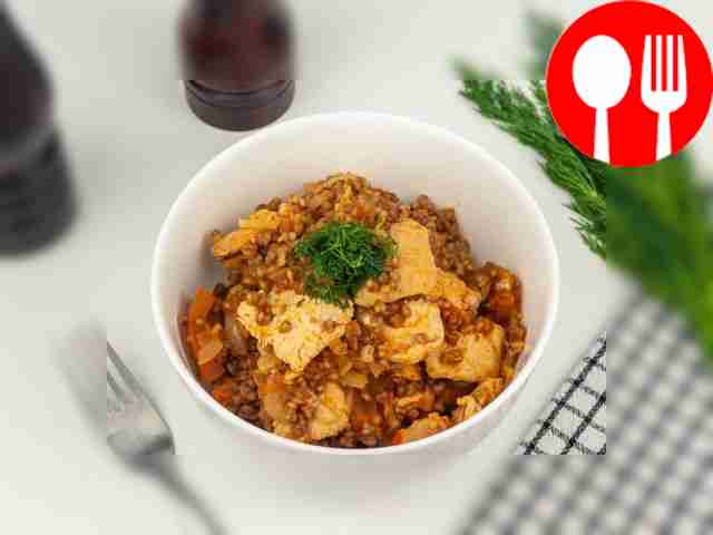 Гречка с курицей