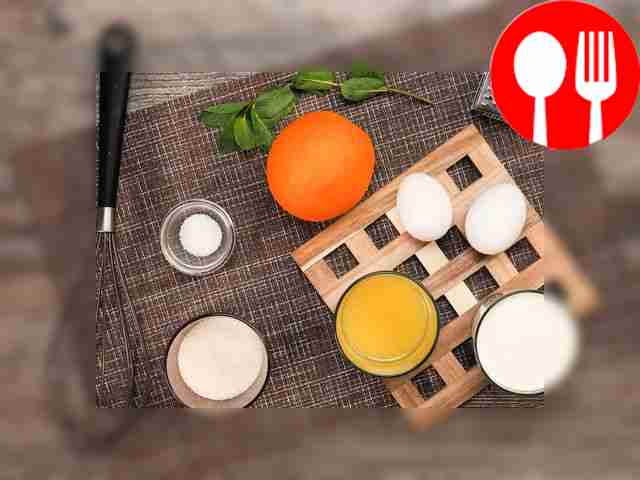 Wash the orange and grate the zest. Fill a...