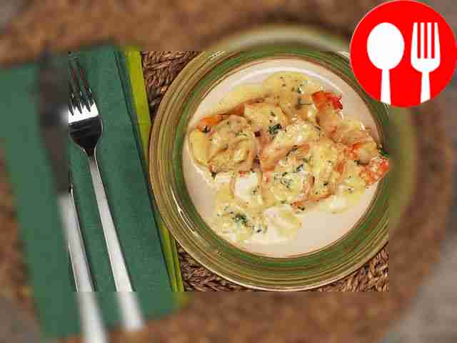 Креветки в сливочном соусе