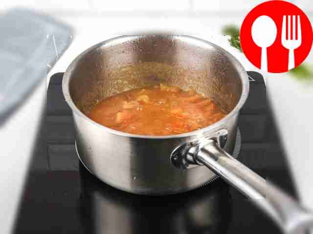 Simmer the vegetables for 20 minutes, stirring...
