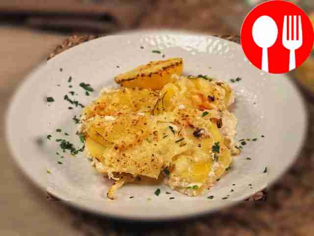 Potatoes in cream sauce