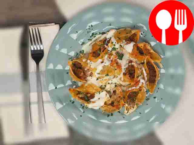 “Shells” in creamy sauce