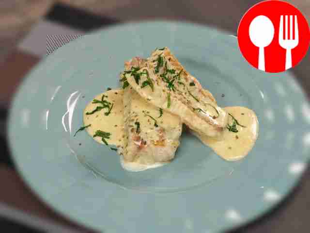 Треска в сливочном соусе