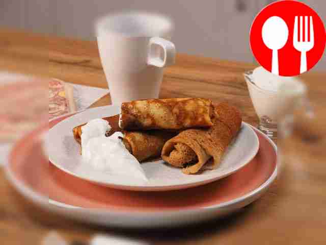 Блины с мясом