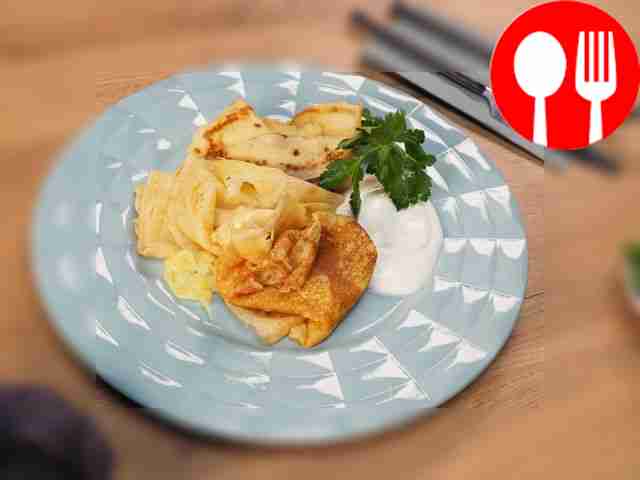 Блины с сыром