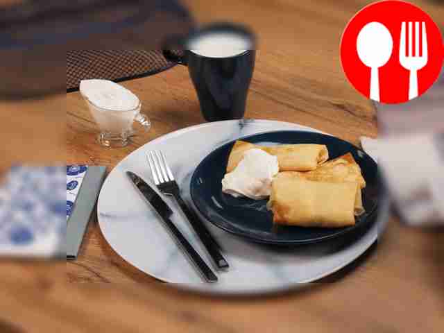 Блины с курицей