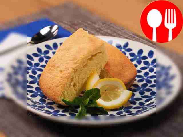 Лимонный бисквит