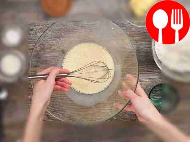 Prepare the dough. Pour the yeast into...