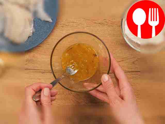 Prepare the batter. Break a chicken egg into a...