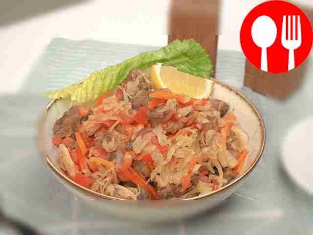 Бигос из свежей капусты