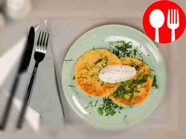 Картофельные котлеты с сыром