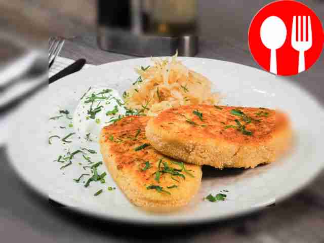 Cabbage and potato cutlets