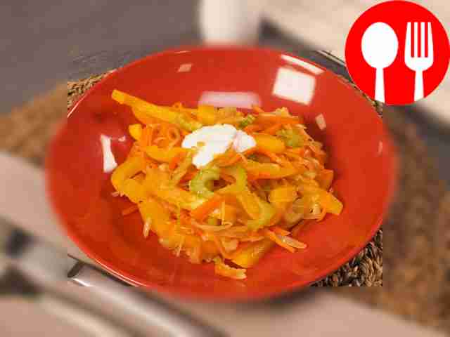 Перец с сельдереем