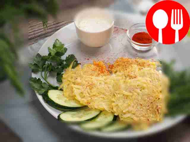 Diet potato pancakes