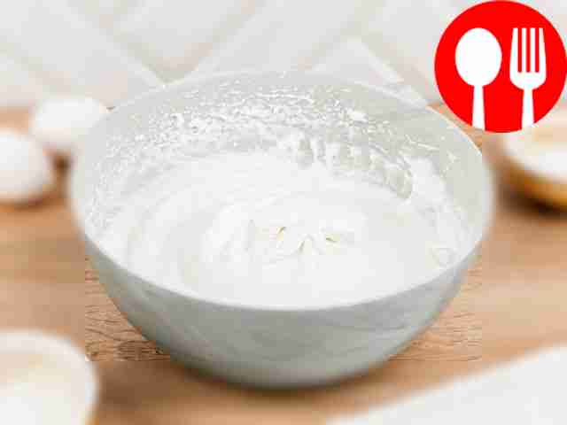 Add sugar to the whites and mix well. A mixer...