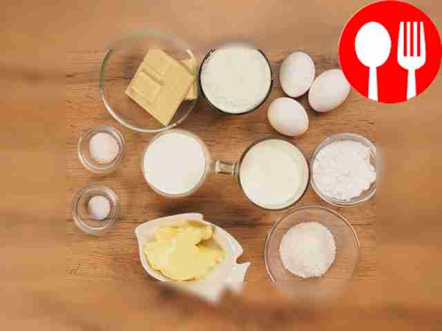 Turn on the oven at 180℃. Line a baking sheet...