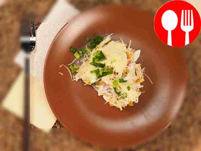 Салат с чипсами