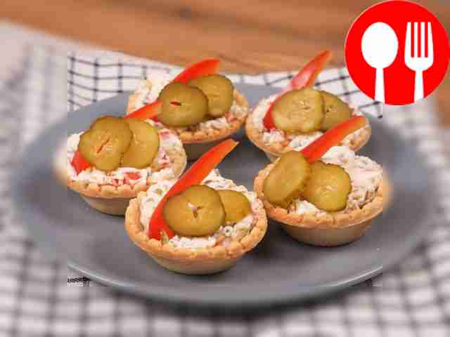 Тарталетки с творожным сыром