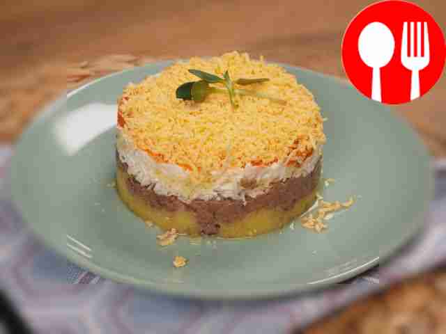 Салат «Мимоза» с тунцом