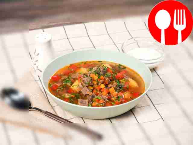 Суп из чечевицы с мясом