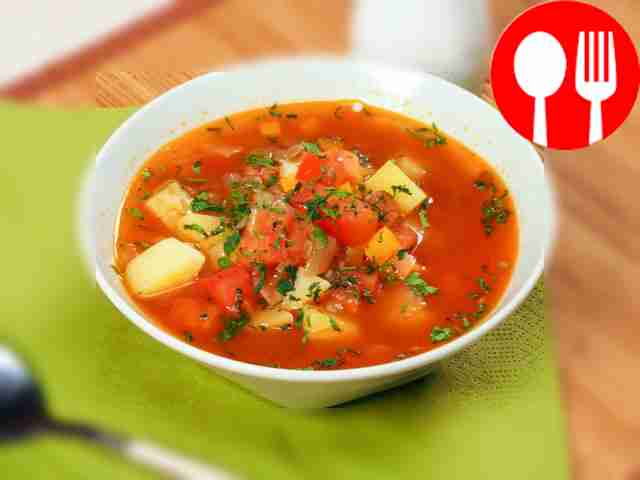 Суп с чечевицей и картофелем Lentil and potato soup