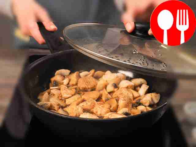Roast the turkey. In a frying pan with some...
