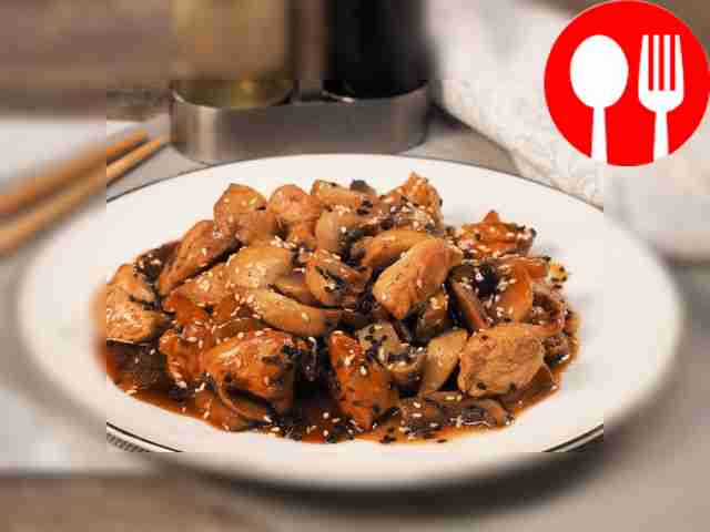 Turkey with mushrooms