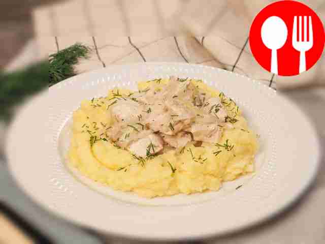 Тушеная индейка