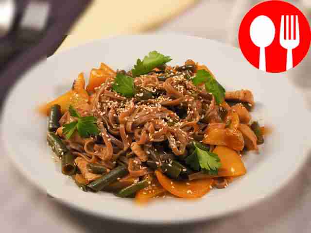 Индейка в соусе терияки