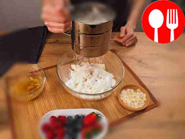 Prepare the “dough” for cheesecakes. Place...