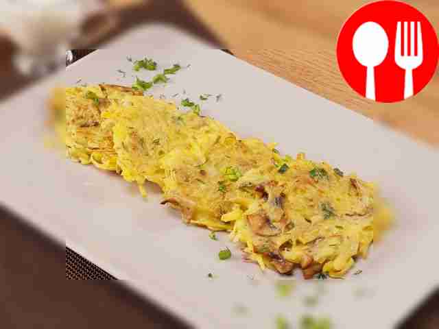 Драники с грибами