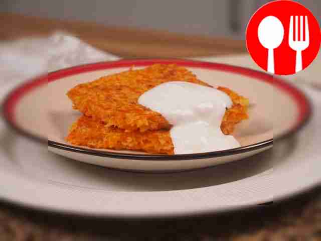 Детская морковная запеканка