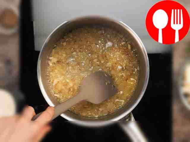 Prepare onions and garlic. Fry the garlic and...