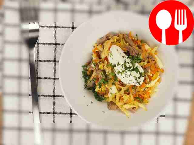 Klyazma salad with radish