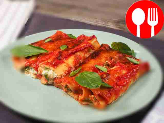 Каннеллони со шпинатом