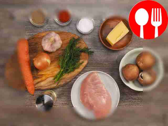 Соберите продукты для начинки. Очистите...