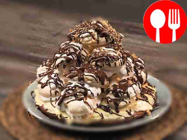 Торт «Графские развалины» с безе