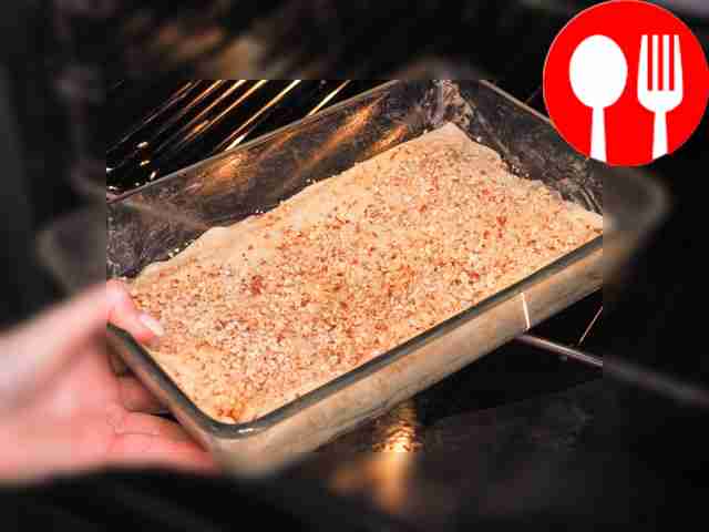 Bake baklava. Preheat oven to 150℃. Cut the...