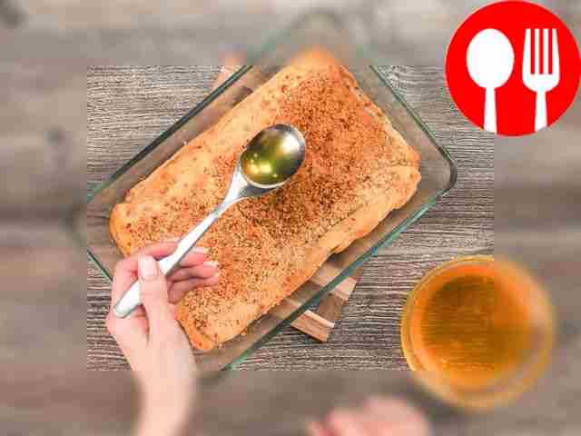 Finish cooking. Pour the prepared syrup over...