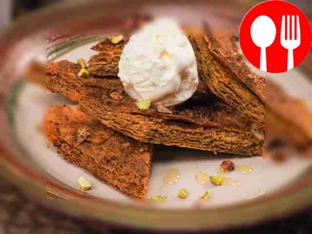 Baklava with pistachios