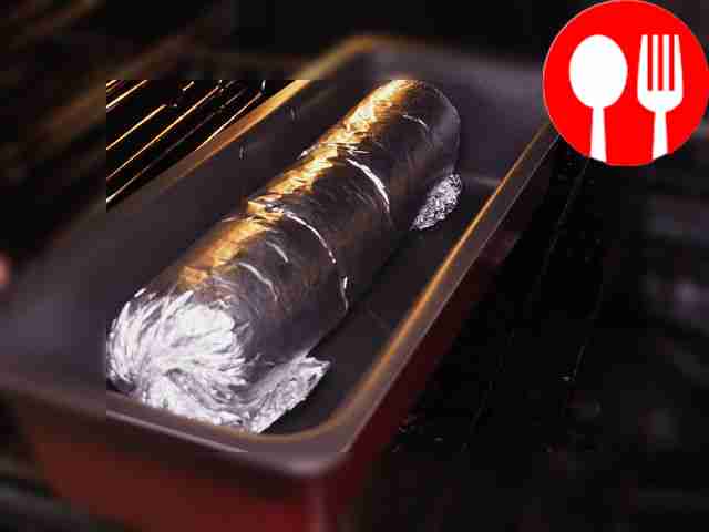 Bake the roll. Place the roll on a baking...