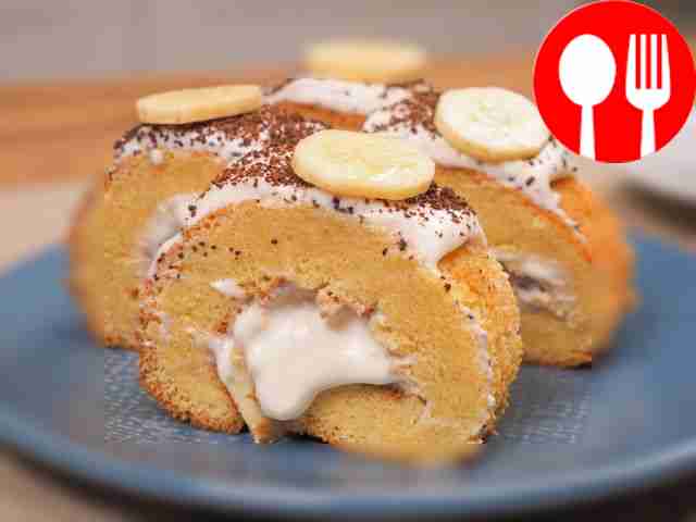 Рулет с бананом