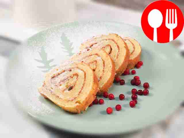 Творожный рулет