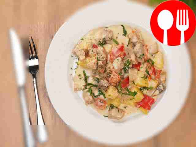 Жаркое с грибами