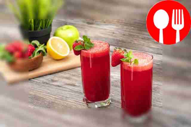 Лимонад клубника-базилик