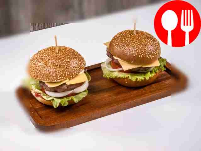 Homemade burger